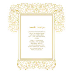 Vector frames for design template. Floral borders. Ornate decor for save the date, birthday, greeting card, wedding invitation, leaflet, poster, certificate, thank you message.