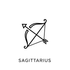 Zodiac sign Sagittarius icon