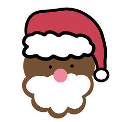 santa claus cartoon vector illustration