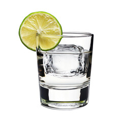 Vodka isolate on transparent background
