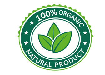 Organic natural vector icon