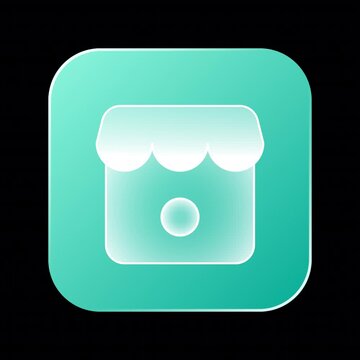 Store animation icon for social media, presentations, videos, websites, etc. No background, Alpha channel.