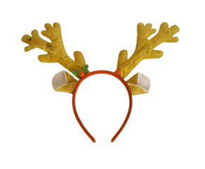 rudolph hair dye isolated for xmas background