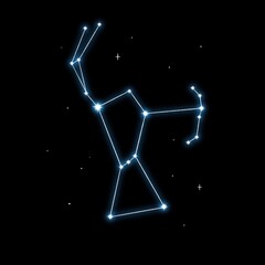 Orion Constellation, starry sky, science, for education, school, presentation
