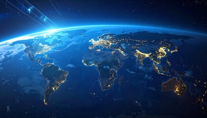 Earth from Space - A Stunning View of Our Planet.