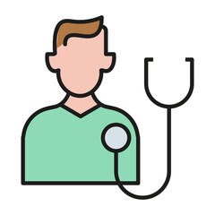 patient vector icon