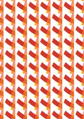 Obraz premium seamless geometric pattern orange