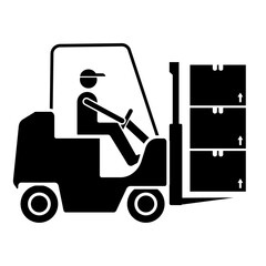 delivery, shipment , courier icons logo, illustration, vector