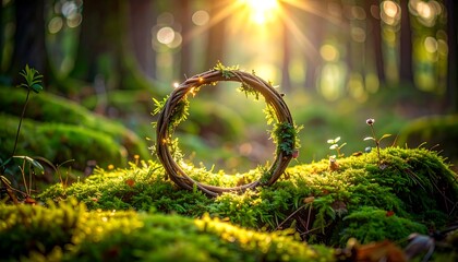 Mystical Forest Portal - A Ring of Natures Magic.