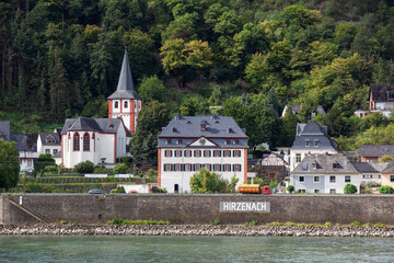 Catholic Parish Church of St. Bartholomew, Hirzenach, Boppard, Upper Middle Rhine Valley, UNESCO World Cultural Heritage Site, Rhineland-Palatinate, Germany, Europe