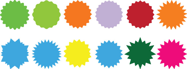 Stylized Burst of Light Blue with Green Accent for Festive Designs and Promotions