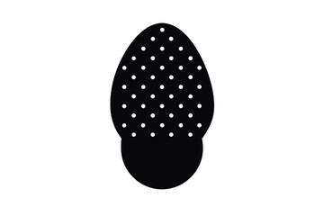 beauty sponge blender vector icon silhouette