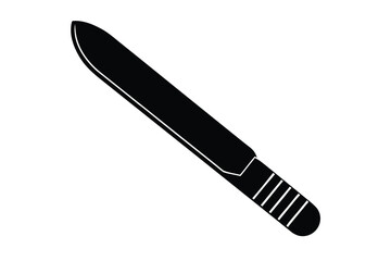 nail file vector icon silhouette