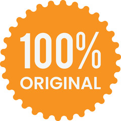 100% Original badge icon