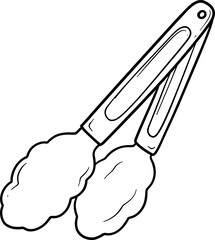 Kitchen Tongs with Silicone Tips