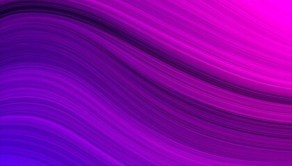 Abstract Purple Gradient Background with Wavy Lines and Smooth Transitions.
