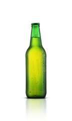 green beer bottle