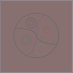 abstract background with circles