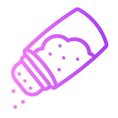 over salt gradient icon