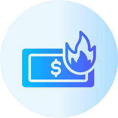 overspend gradient icon