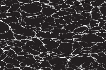 Monochrome Distressed Cell Structure Background

