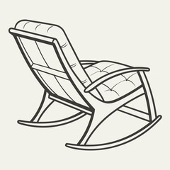 Modern rocking chair