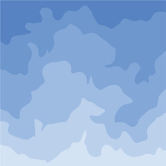 Blue Abstract Fluid Marble Background