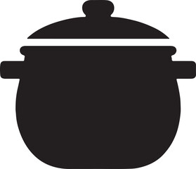 cooking pot vector illustration