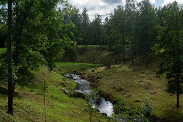 ORANIENBAUM, RUSSIA – AUGUST 24, 2025. An 18th-century palace and park complex on the shores of the Gulf of Finland.