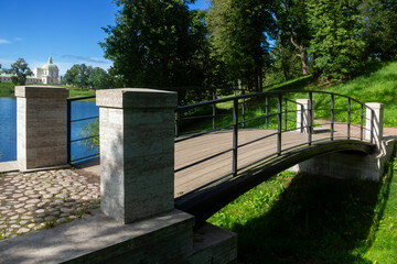 ORANIENBAUM, RUSSIA – AUGUST 24, 2025. An 18th-century palace and park complex on the shores of the Gulf of Finland.