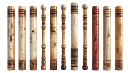 Professional Cricket Stumps and Bails Set Isolated on Clear Background

Wooden Cricket Wickets with Bails Standing on Field PNG