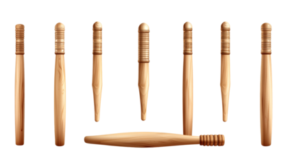 Professional Cricket Stumps and Bails Set Isolated on Clear Background

Wooden Cricket Wickets with Bails Standing on Field PNG