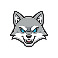 "Fierce Wolf Logo Design – Modern Mascot for Gaming, Esports & Branding"