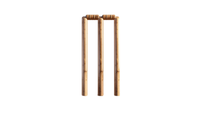 Professional Cricket Stumps and Bails Set Isolated on Clear Background

Wooden Cricket Wickets with Bails Standing on Field PNG