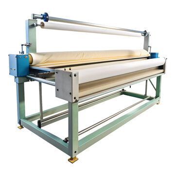 Cloth stech machine on transparent background