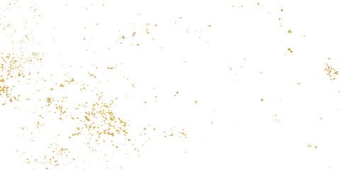 Gold grunge on transparent background. Gold grunge texture with distressed effect - abstract patina background. Gold wall texture for design and creative projects - vector illustration 