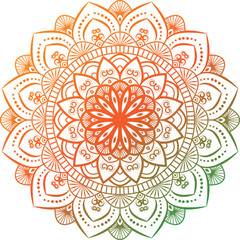 Colorful mandala design