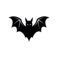 “Minimalist Bat Symbol for Holiday and Gothic Themes”