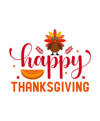 Thanksgiving SVG Bundle, Happy Thanksgiving svg, thanksgiving t-shirt design