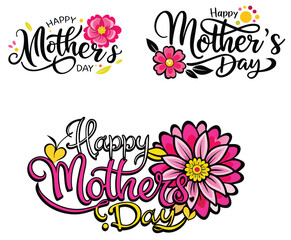 Obraz premium Happy mother day t shirt design 