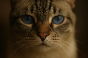 Latvia, Kandava, 2025-08-23, Latvijas kauss The Mysterious Blue Eyes of a Domestic Cat