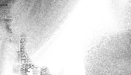 Overlay old white newspaper paper grunge vintage background. Grunge halftone style