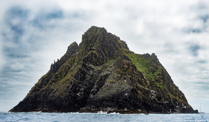 Atlantic puffin on Skellig Michael County Kerry Ireland