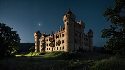 Fototapeta premium the castle in the night