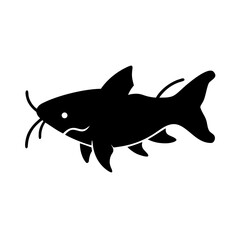Great White Shark Icon - Ocean Predator Vector
