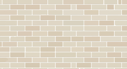 Fototapeta premium Cream colored brick wall pattern with textured surface for architecture and d…
