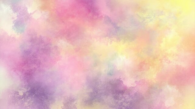 Abstract pastel watercolor background with soft blended colors in a painted style on a textured surface, concept of calm and creativity