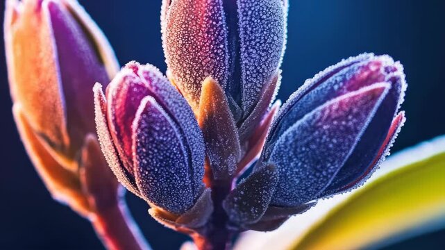 Crystalized Flower Blooms