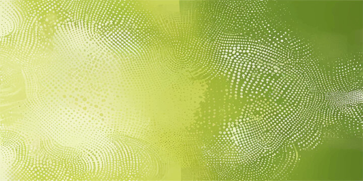 A colorful digital geometric pattern of overlapping circle and line shapes creates a vibrant texture backdrop with green and blue swirl lines decoration