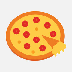 pizza vector illustration